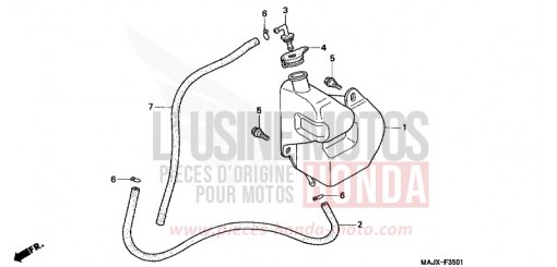 RESERVOIR DE RESERVE (ST1100A) ST1100AX de 1999